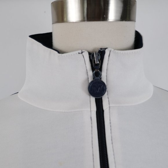 Vintage MacGregor Jacket Mens L Full Zip Track Warm Up Red White & Blue - Picture 3 of 11